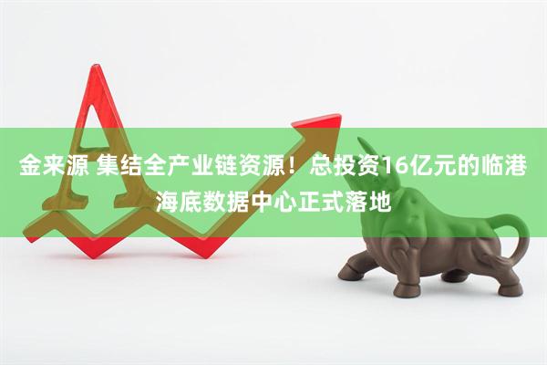 金来源 集结全产业链资源!总投资16亿元的临港海底数据中心正式落地